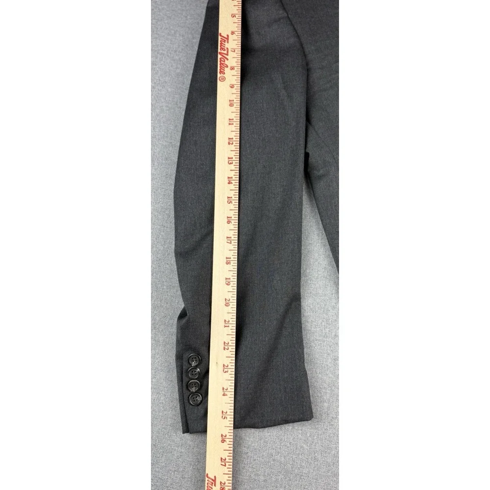 Lauren Ralph Lauren Wool Blazer Sport Coat Gray 2 Button Made Canada Men's